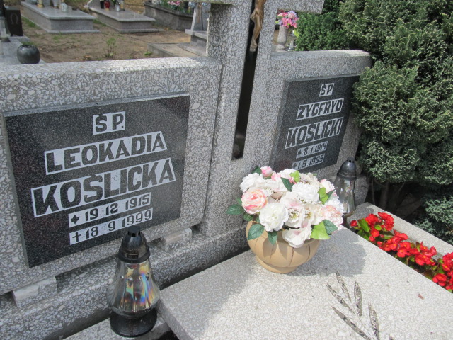 Leokadia Koślicka 1915 Świecie - Grobonet - Wyszukiwarka osób pochowanych
