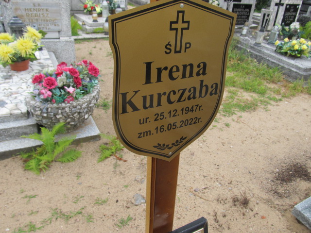 Irena Kurczaba 1947 Świecie - Grobonet - Wyszukiwarka osób pochowanych