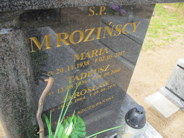 Tadeusz Mroziński 1936 Świecie - Grobonet - Wyszukiwarka osób pochowanych