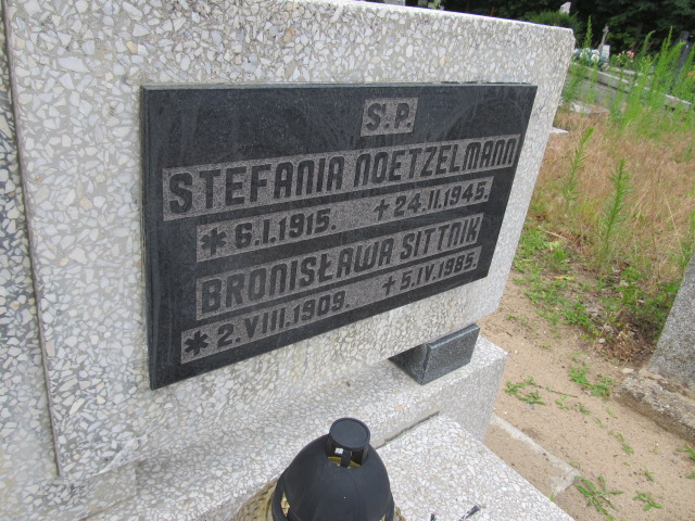 Bronisława Sittnik 1909 Świecie - Grobonet - Wyszukiwarka osób pochowanych