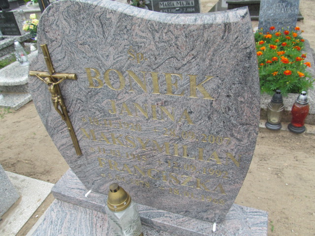Franciszka Boniek 1878 Świecie - Grobonet - Wyszukiwarka osób pochowanych