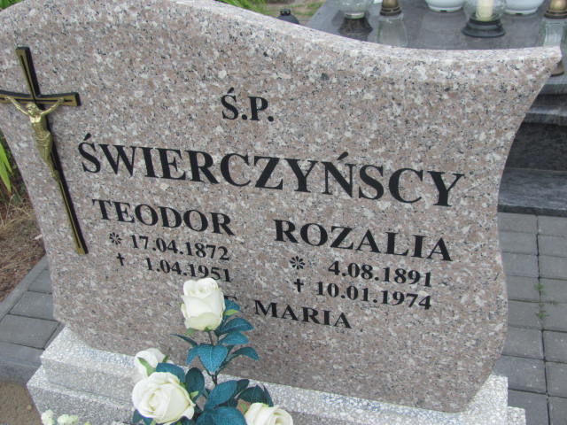 Teodor Świerczyński 1872 Świecie - Grobonet - Wyszukiwarka osób pochowanych