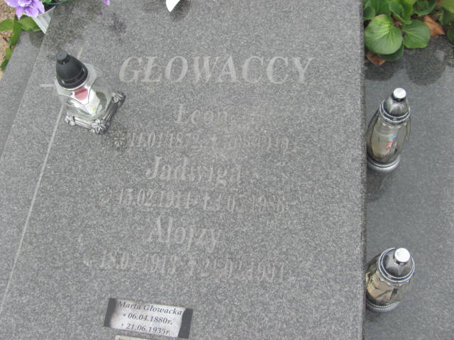 Leon Głowacki 1878 Świecie - Grobonet - Wyszukiwarka osób pochowanych