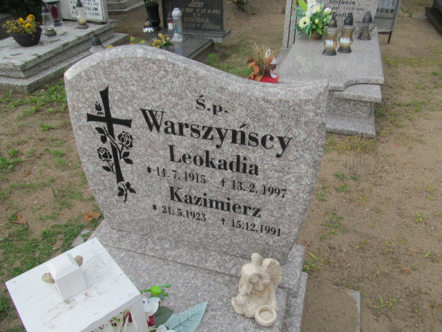 Kazimierz Warszyński 1923 Świecie - Grobonet - Wyszukiwarka osób pochowanych