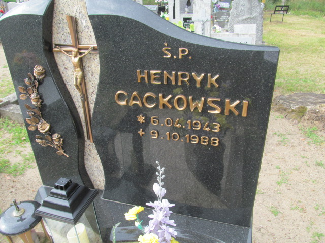 Henryk Gackowski 1943 Świecie - Grobonet - Wyszukiwarka osób pochowanych