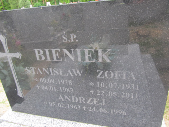 Zofia Bieniek 1931 Świecie - Grobonet - Wyszukiwarka osób pochowanych