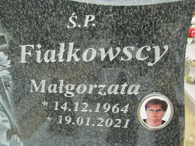 Małgorzata Fiałkowska 1964 Świecie - Grobonet - Wyszukiwarka osób pochowanych