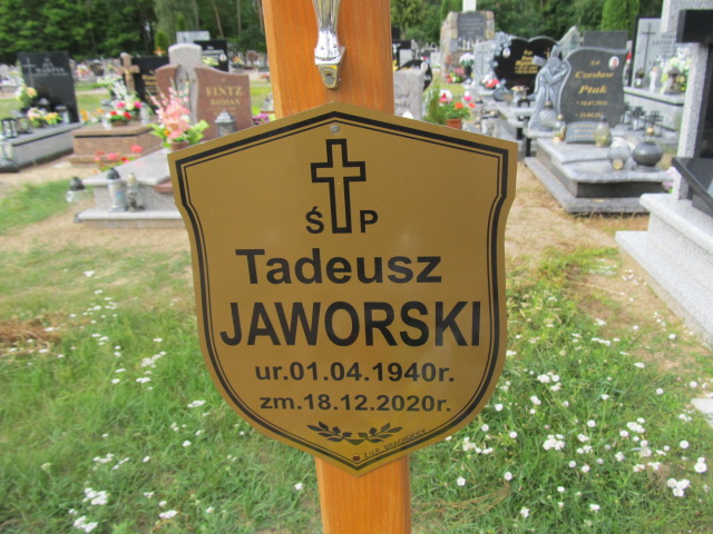 Tadeusz Jaworski 1940 Świecie - Grobonet - Wyszukiwarka osób pochowanych