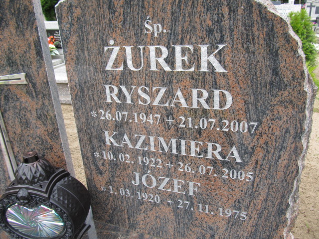 Ryszard Żurek 1947 Świecie - Grobonet - Wyszukiwarka osób pochowanych
