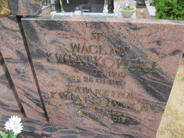 Wacław Kwiatkowski 1919 Świecie - Grobonet - Wyszukiwarka osób pochowanych