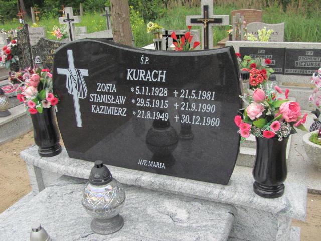 Zofia Kurach 1928 Świecie - Grobonet - Wyszukiwarka osób pochowanych