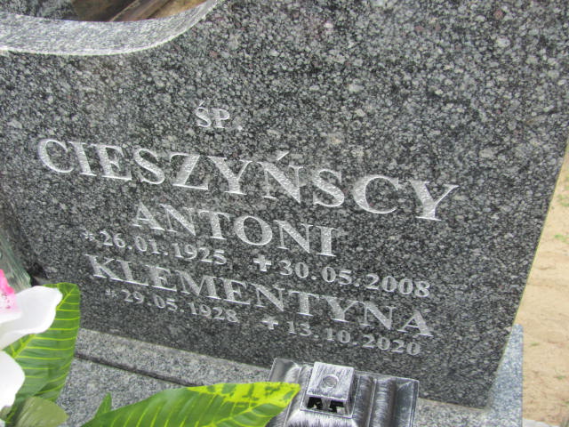 Antoni Cieszyński 1925 Świecie - Grobonet - Wyszukiwarka osób pochowanych