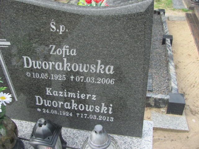 Zofia Dworakowska 1925 Świecie - Grobonet - Wyszukiwarka osób pochowanych